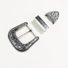Ethnic Retro Pattern Metal Belt Buckle Premium Tangcao Alloy Belt Diamond Neutral National Style Belt Three-Piece Set
