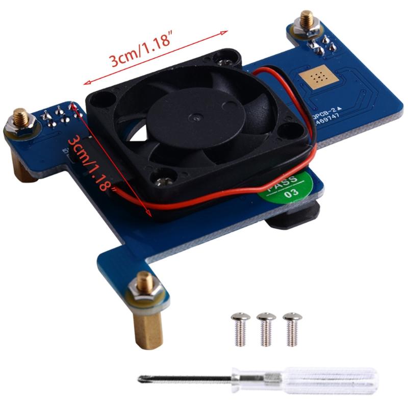 New  4B/3B + POE Power Over Ethernet Expansion Board Cooling Module Onboard Fan OLED  Standard