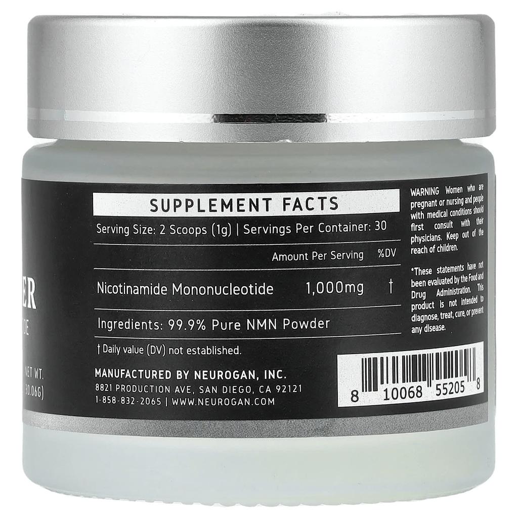 Neurogan Health, NMN Powder, 30.06 g (1.06 oz)