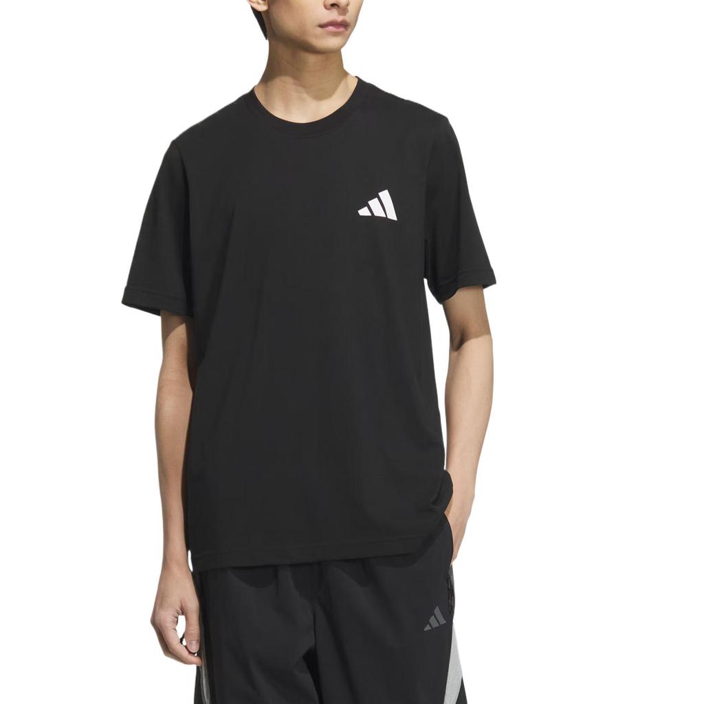 Adidas GRAPHIC SHORT SLEEVE T SHIRT T Shirt Unisex Black KC3060