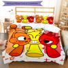 3pcs Sprunki8 pattern bedding set duvet cover set includes duvet cover &pillowcases, perfect all season bedroom decoration & gift