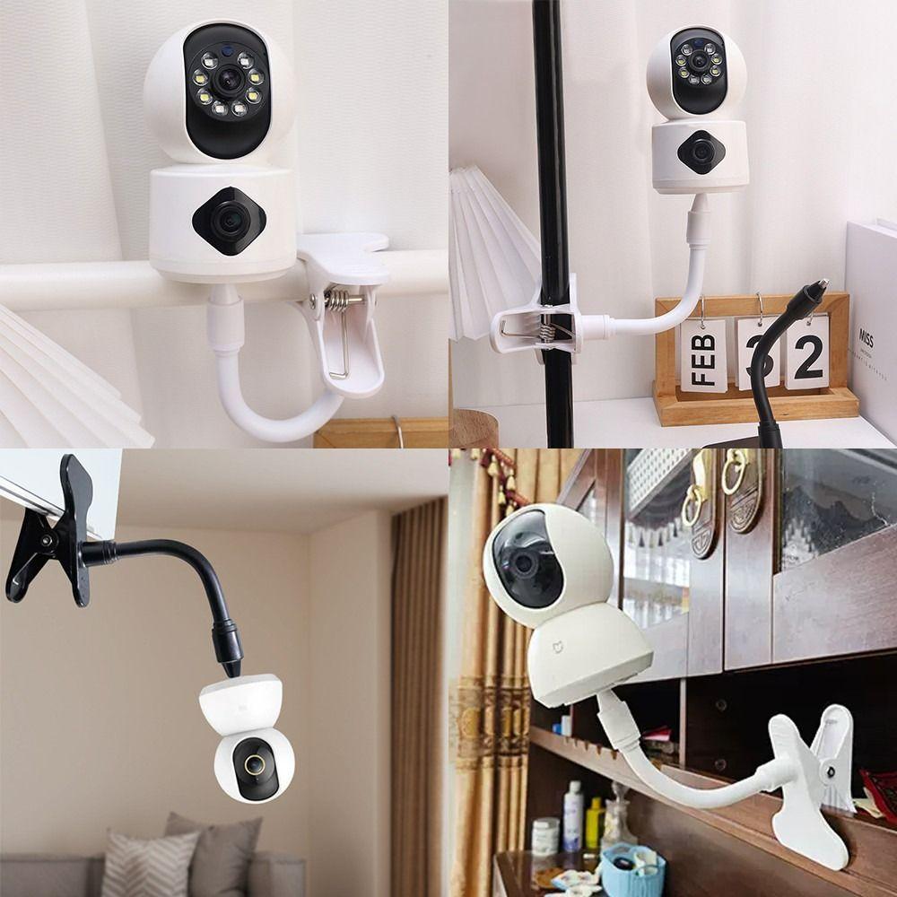 Biegbarer Kamera-Klemmhalter mit Clip Kamera-Halterung Tragbarer Baby-Monitor Halter Ständer