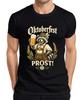 Oktoberfest PROST Raccoon Lederhosen Beer Custom Pitcher Dirndl Oktoberfest Men's T-Shirt