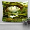 Natur Wald Tapisserie Hause Dekoration Hintergrund Wand Tuch Landschaft HD Natur Hängen Tuch Wohnzimmer Schlafzimmer