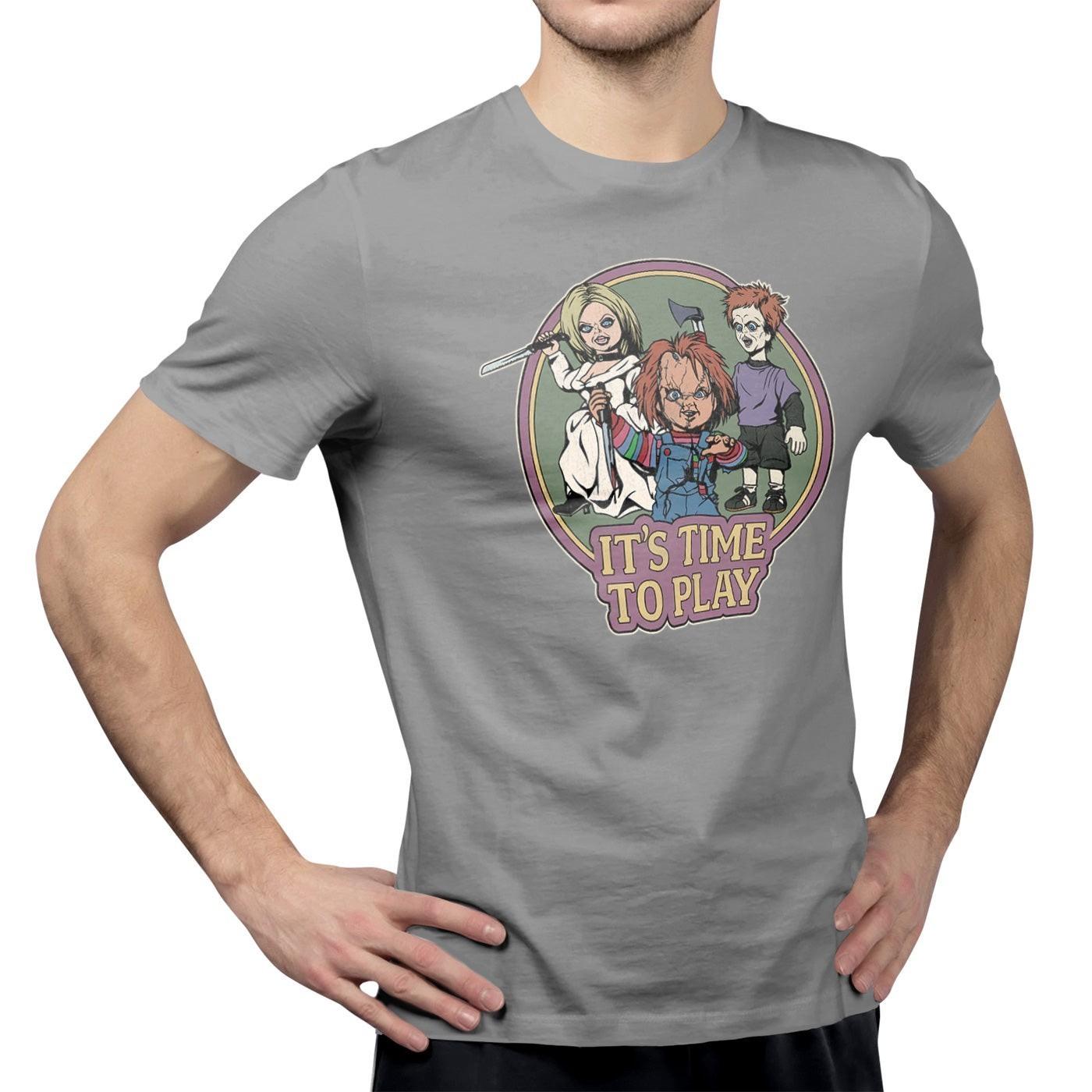 T-Shirt Pour Homme Officiellement Licencié Chucky Il Est Temps De Jouer M