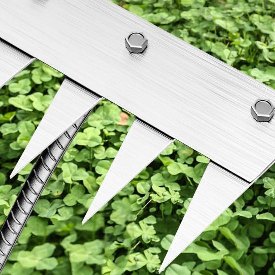 Garden Weeding Rake with Gloves High Hardness Ergonomic Handle Sharp Tip Design Multipurpose Hand Weeder Tool