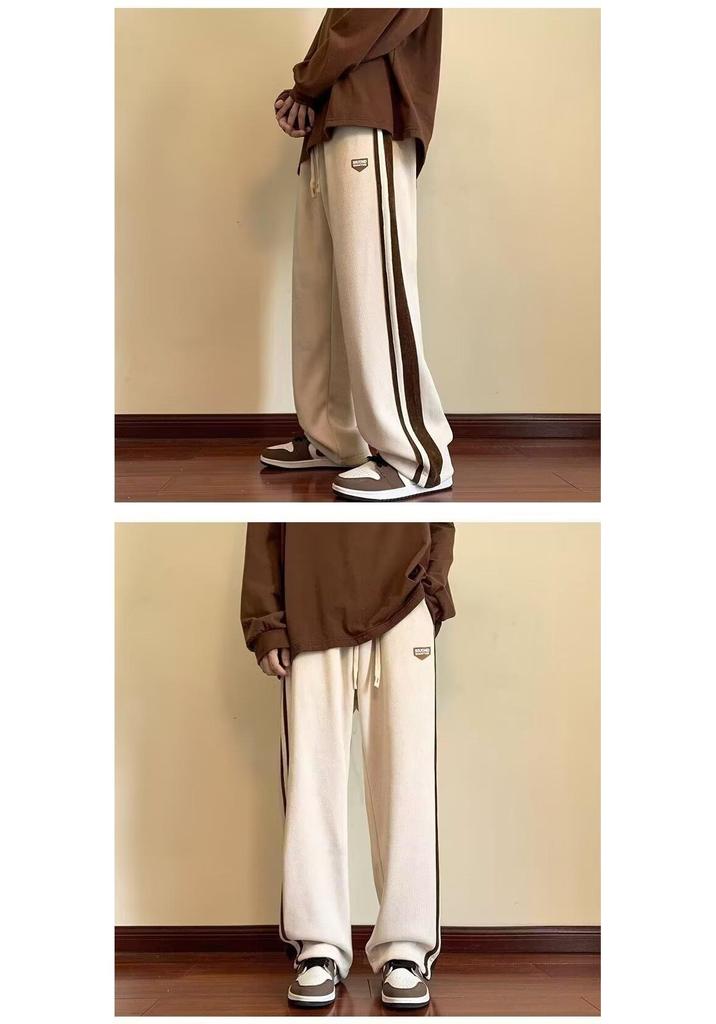 Men's Trendy Loose-Fit Workwear Trousers - Casual Spring/Summer Sports Pants