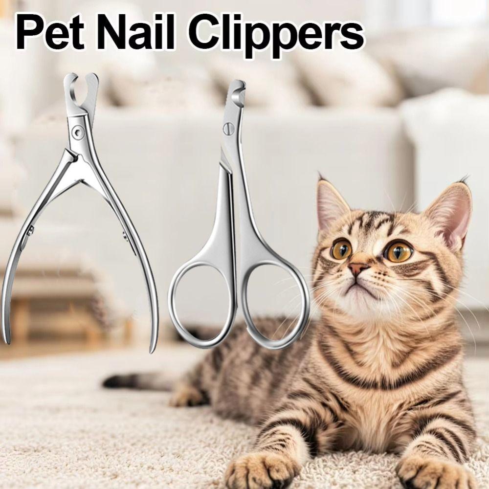 Stainless Steel Dog Nail Cutter Heavy Duty Cat Nail Trimmer Easy Use Pet Grooming Tool  Small Dogs