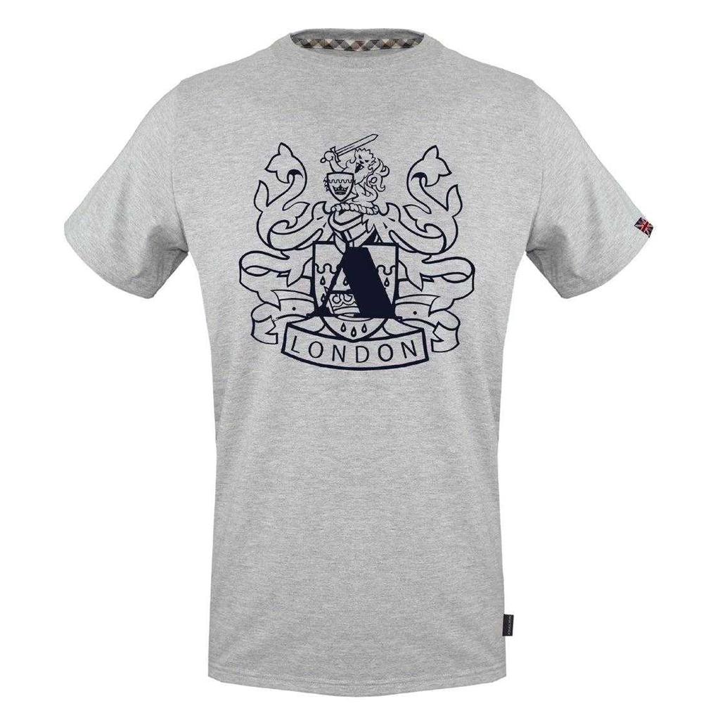 Aquascutum Mens Aldis Shield Logo T-Shirt