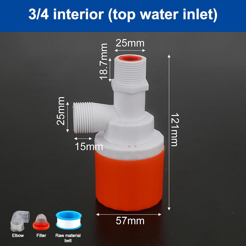 1/2" 3/4" 1" Automatyczny Kontroler Poziomu Wody Zawór Pływakowy Do Zbiornika Wieży Basenu Zawór Stopowy Wlotowy Automatyczne Odcinanie Mini Zawór Pływakowy