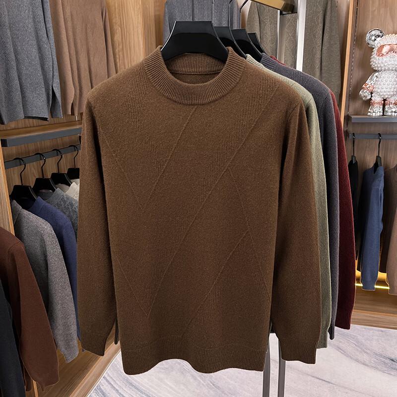 

Elitane Men s 100% Wool Thick Warm Round Neck Sweater XL