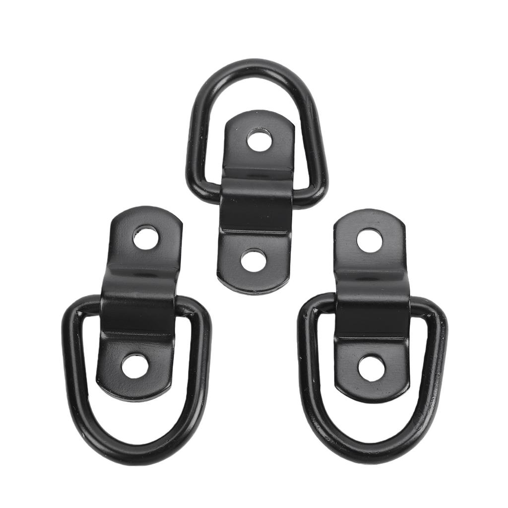 24PCS D Rings Tie Down Anchors Hooks 2400 Lbs Load Bearing Heavy Duty 1 4in Trailer Anchor Lashing Rings for Truck Bed