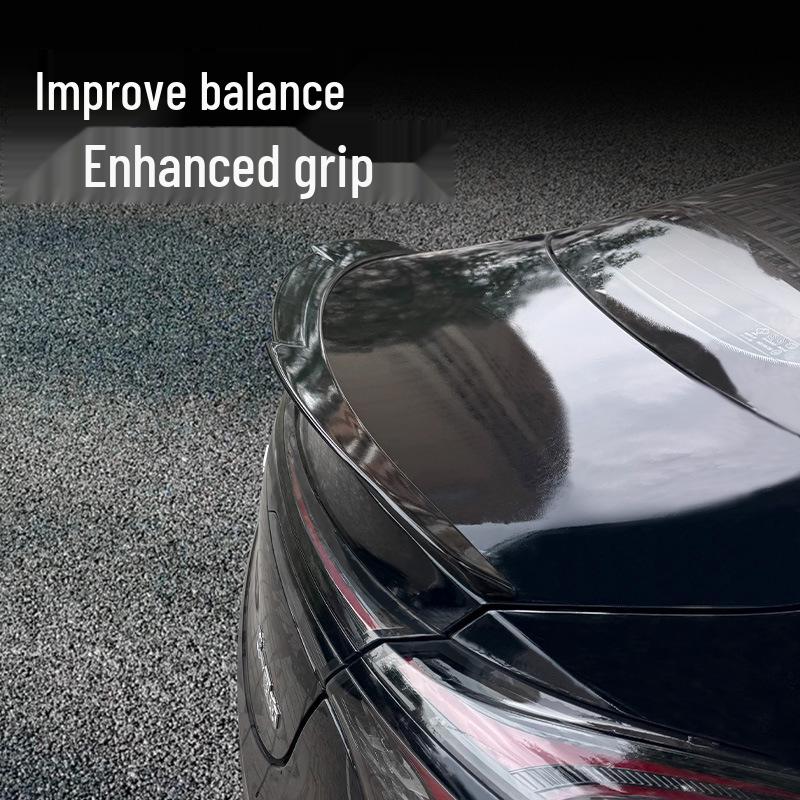 Universal Carbon Fiber Rear Spoiler for Hongqi H6 - No-Drill Wind Deflector