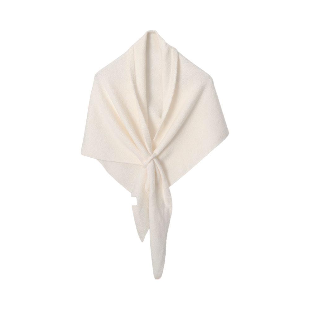 Winter Warm Shawl Wraps for Women Knitted Solid Color Knotted Cardigan Cape Soft Triangle Scarf Wrap Travel Elegant Tops Poncho