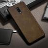 Phone Case - Luxury Retro Faux Leather Phone Case for Oneplus 9 8 7 6 Pro 9R 9RT 9 US 6T 8T 7T Pro Matte Soft Bumper Hard Back Cover Fashion  Case