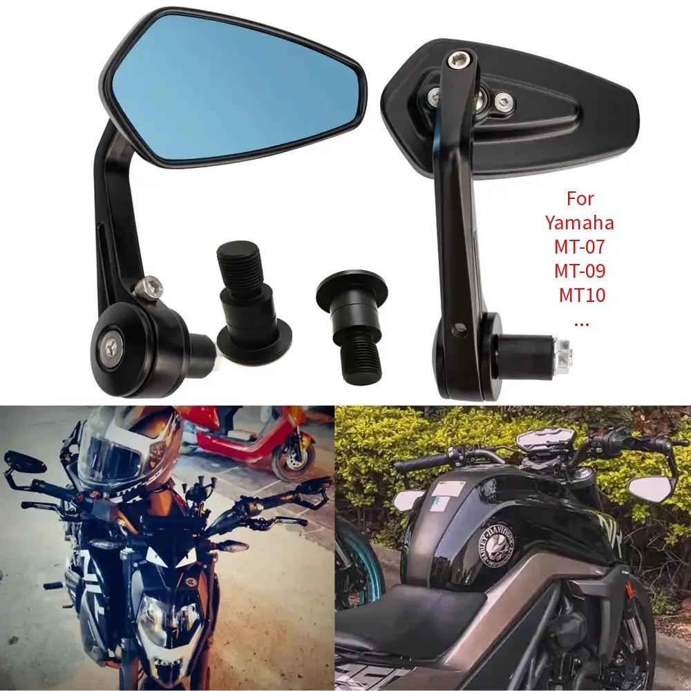 2Pcs Motorcycle Cruiser Chopper ATV Aluminum 7/8'' 22mm Bar End Side Rear View Mirror For BMW Ducati Aprilia Victory Accessories