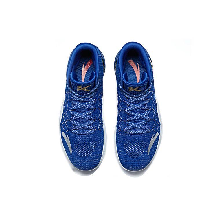 Anta KT3 Thompson Warriors Colorway High-Top Basketball Shoes Men sneakers Blue White Gold 11831101-4