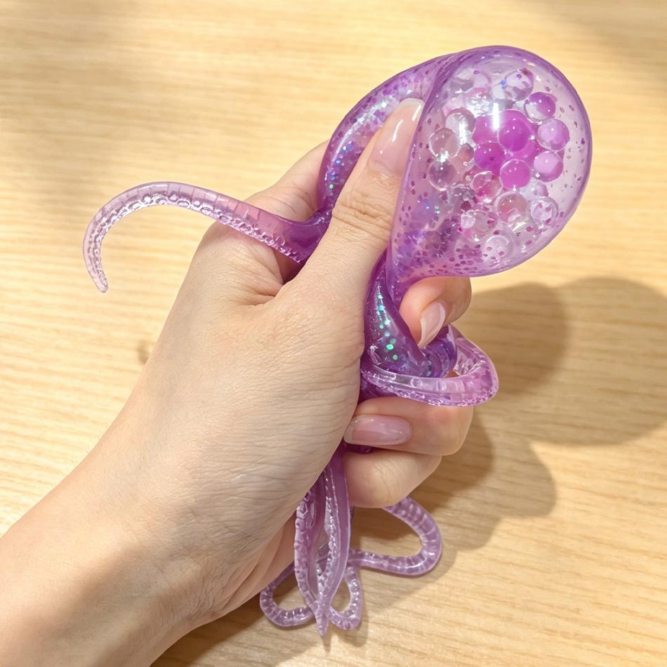 14cm Squishy Oktopus Ozean Knetspielzeug Fidget Simulation Stressabbau Langsamer Rückprall Kann gedehnt werden Sensorische Dekompression Geschenk
