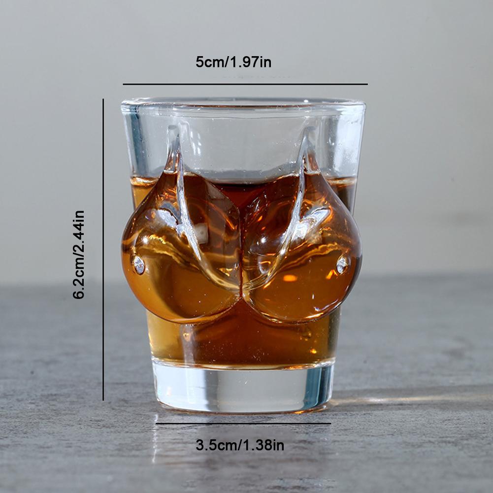 

Креативна скляна чашка Стакани для віскі Келих для вина Чашка для шота Чашка для пива для горілки віскі пива 1