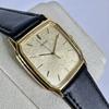 Battery Seiko Vintage SEIKO [New Replaced/Working Condition] Men's Watch, Square, Gold, Washi-style Dial,