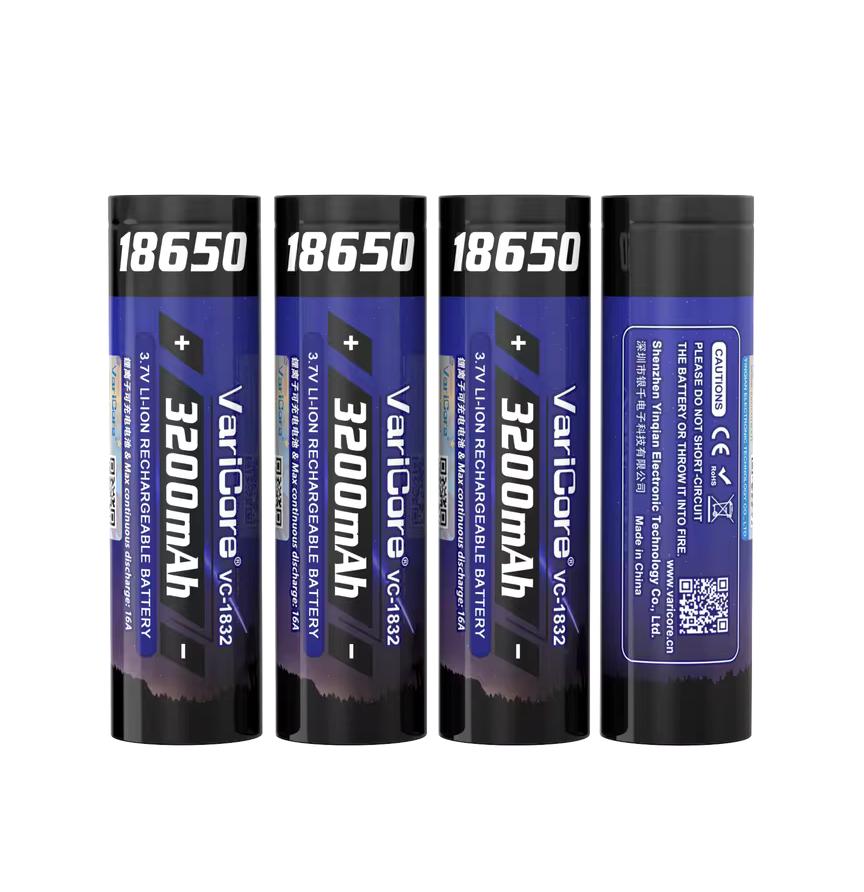 Rechargeable Battery Cell VariCore VC-1832 18650 Li-ion 3.7V 3200mAh