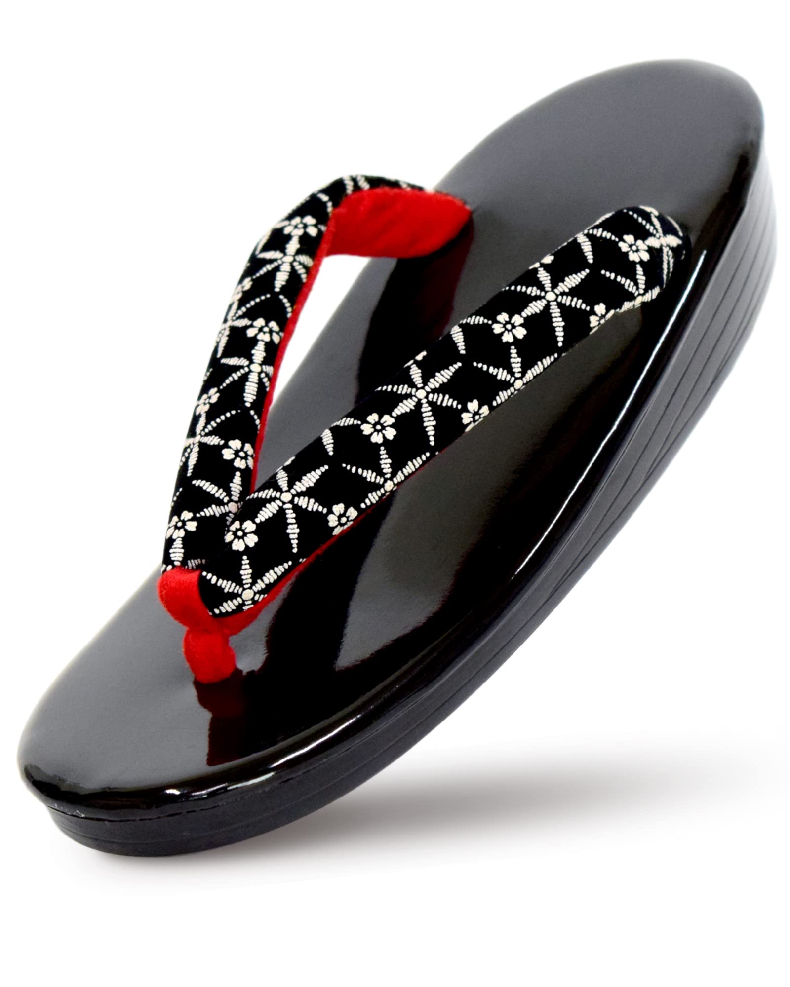 

Aiai Women s Urethane Sandals, Made in Japan, with Inden-style Straps, Perfect for Casual Kimono or Work (Floral Cross)