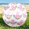 Pink Pig Print Size 5 Soccer Ball, PU Wear Resistant Football for Match Training and Daily Practice, Birthday Gift for Soccer Fans