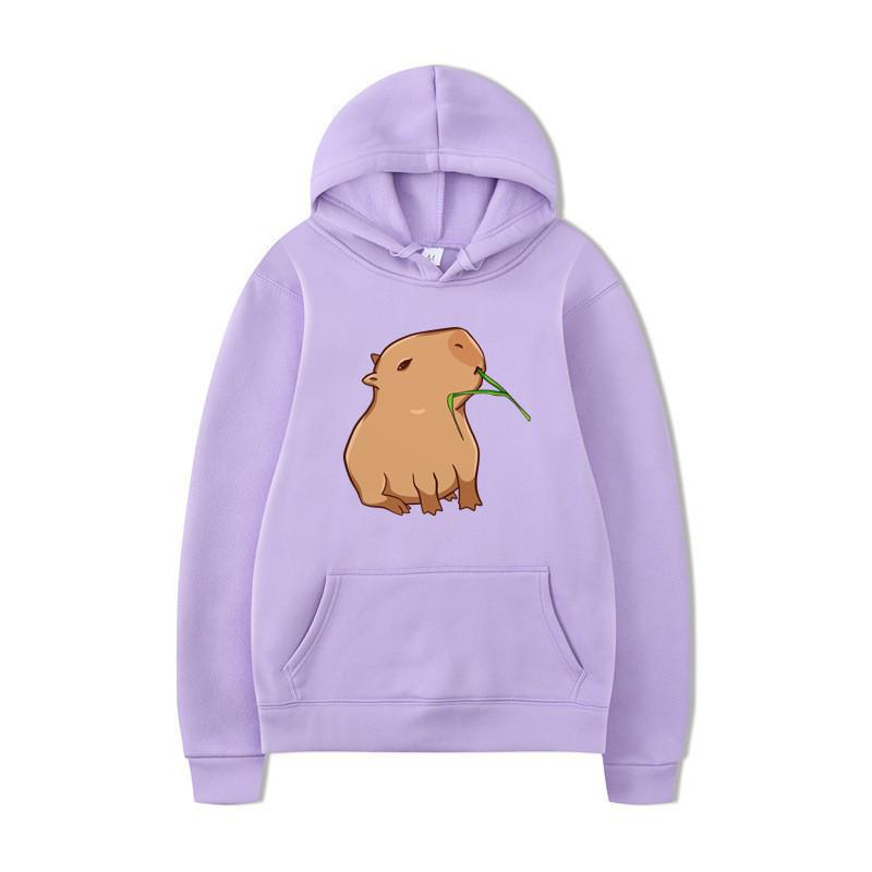 Versatile Cartoon Anime Print Hoodie - Trendy Autumn Loose Fit Casual Sweatshirt for Couples M