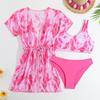 Children's Swimming Suit Set for Girls - Separate Top and Bottom Swimsuits