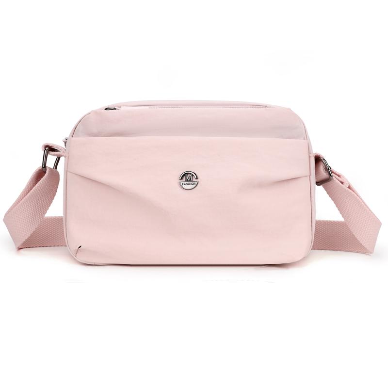 Japanese simple and lightweight small square bag women's nylon leisure outdoor commuter messenger bag literary and versatile underarm shoulder bag
