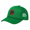 Albania Flag Vintage Distressed Albanian Mesh Baseball Cap Unisex Retro Trucker Hat Hat Breathable Racing Cap Summer Trucker Cap