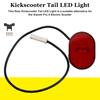 Rear Kickscooter Tail LED Light For Xiaomi4 Pro (1st Gen) E-Scooter