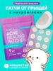 Acne treatment patches blemish control pimple patches set hydrocolloid acne remedy stickers for face spot healing clear skin care solution