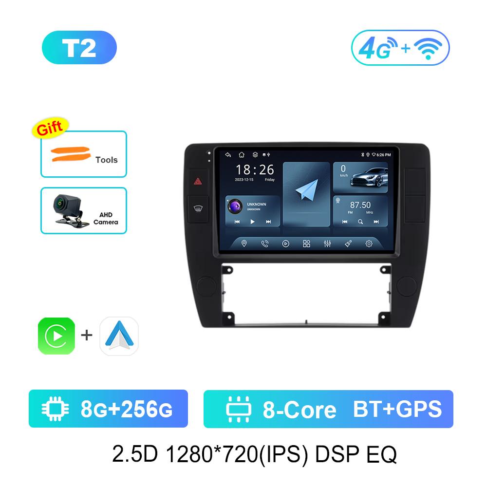 Android Car Radio Multimedia Video Player for VW Volkswagen Passat B5 2000 2001 2002 - 2005 Cooling Fan 4G WiFi Touch Screen