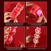 Red Chinese New Year Paper Lantern Traditional Light Up Candied Haws Lantern for Spring Festival Home Decoration Mid-Autumn Hanfu Cosplay