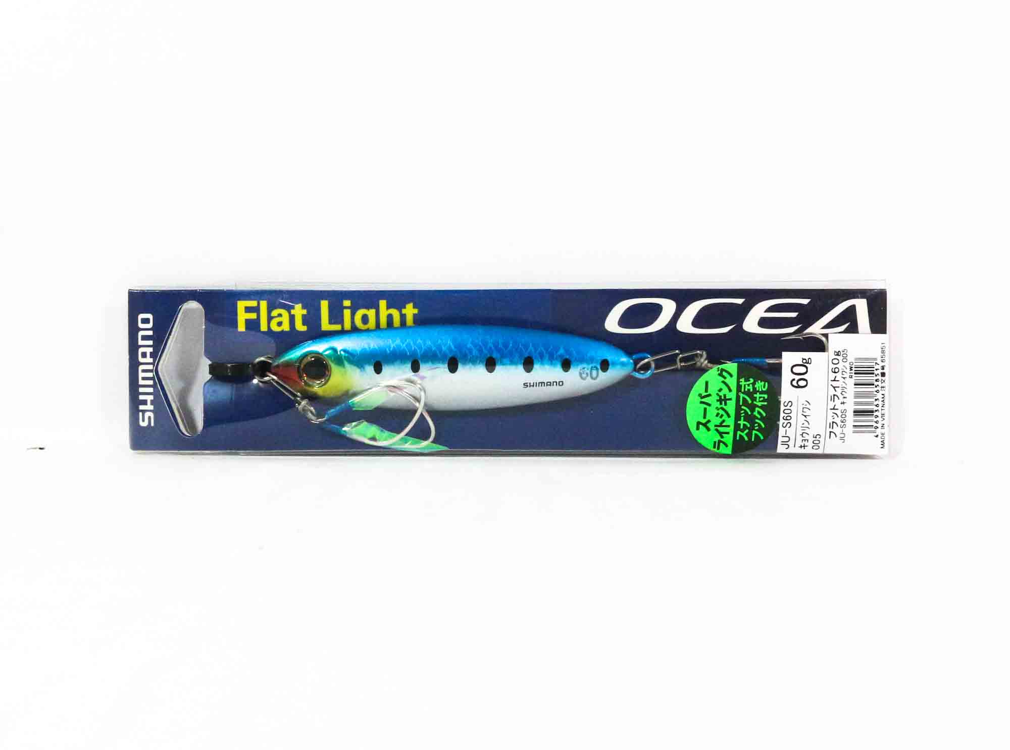 

Shimano JU-S60S Ocea Flat Light Jig 60 grams Sinking Lure 005 658517