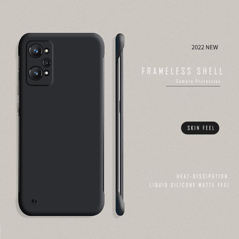 Ultra Slim Hart-PC-Rahmenlose Hülle Für OPPO Realme 10 11 Pro Plus Capa Für Realme GT NEO 3 2T 2 Pro 5G Matt Bunte Handyhülle