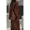 High texture soft cowhide bucket bag first layer vegetable tanned cowhide tote bag versatile commuter large capacity portable messenger bag