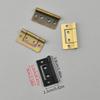 2Pc Metal Door Cabinet Cupboard Furniture Decorative Butt Hinge for Vintage Wooden Jewelry Box Antique Bronze/Black/Gold 38*21mm