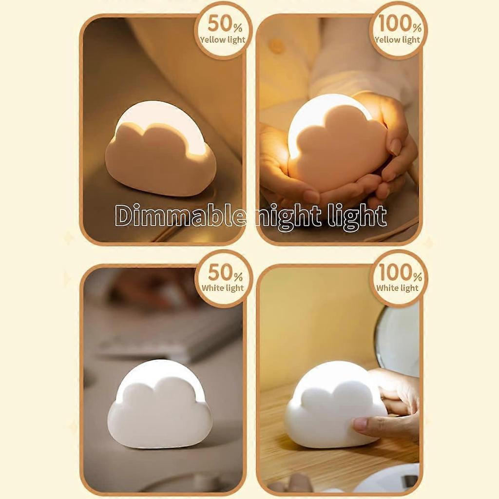 Child Portable Rechargeable LED, Small Baby Breastfeeding Bedroom Lamp, USB Bedside Night Light Adjustable Intensity, Gift for Baby Birth Child Travel