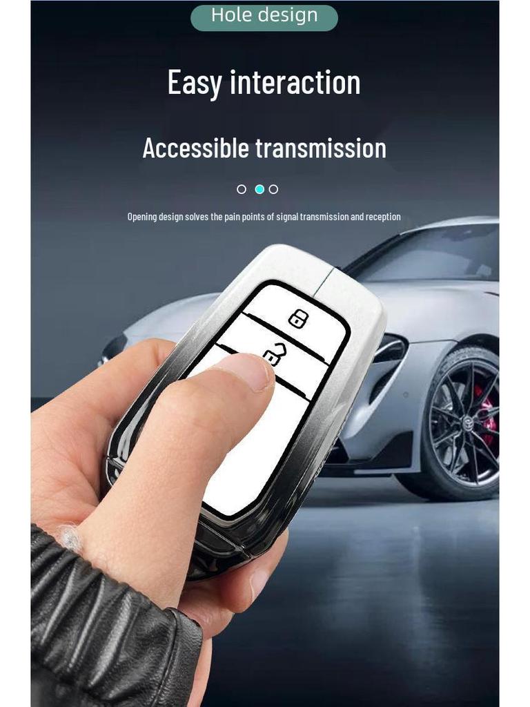 Metall-Schlüsselhülle für Toyota Prado Modelle 2024, 2015, 2016, 2018 und 2019