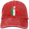 Italia Italy Italian Flag Cap Adjustable Cowboys Hats Baseball Cap for Unisex  Women  Outdoor Caps Black Dad Hat Bone High Quality