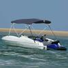 VidaXL 4-Bow Bimini Top with Side Panels 243x(185-198)x137 Cm 94831