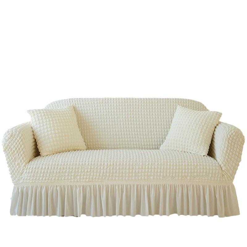 Thickened Seersucker Sofa Cover All-inclusive Elastic Lace Sofa Cover Universal Cover High-end Sense Universal In All Seasons