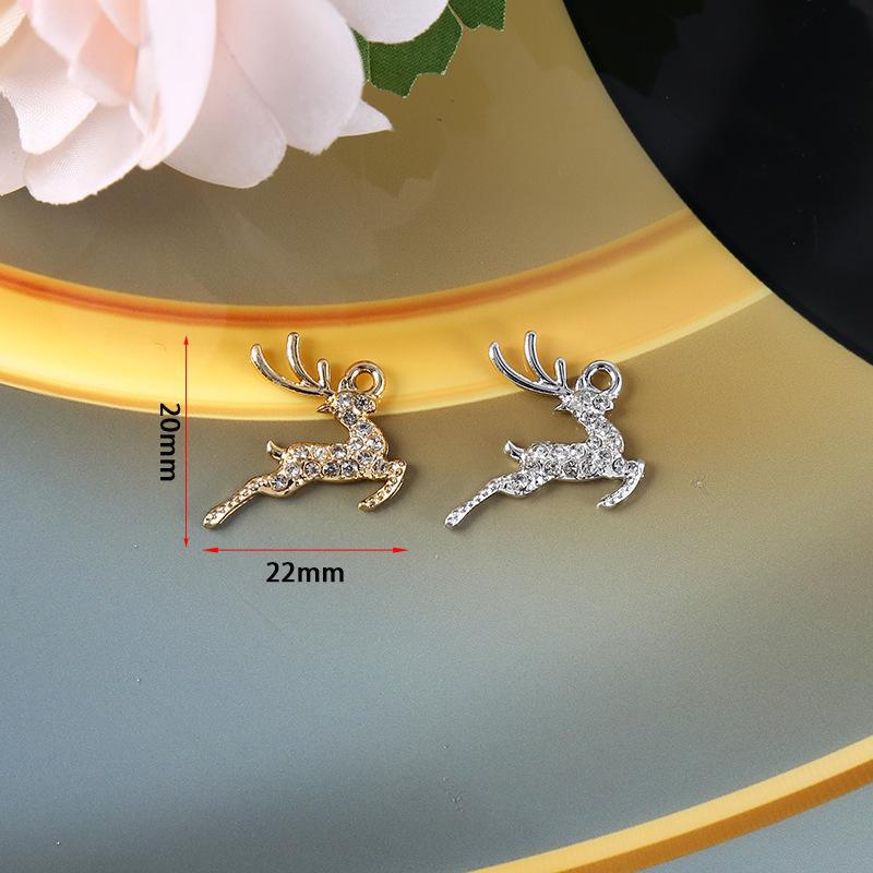 Handmade Rhinestone Alloy Jewelry: Butterfly, Flower, Rabbit, Bear Buttons & Pendants for Shoes and Bags