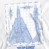 Top Gun Unisex Adult Jet Diagram Sweatshirt