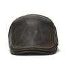 Northwood Solid Genuine Leather Autumn Ainter Berets Cap for Men Warm Beret Hats Flat Beret Cap Bone Brim Hats