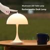 High-end Desk Lamp Rechargeable Bedroom Decorative Light Moderrn Mushroom Table Lamp  Living Room