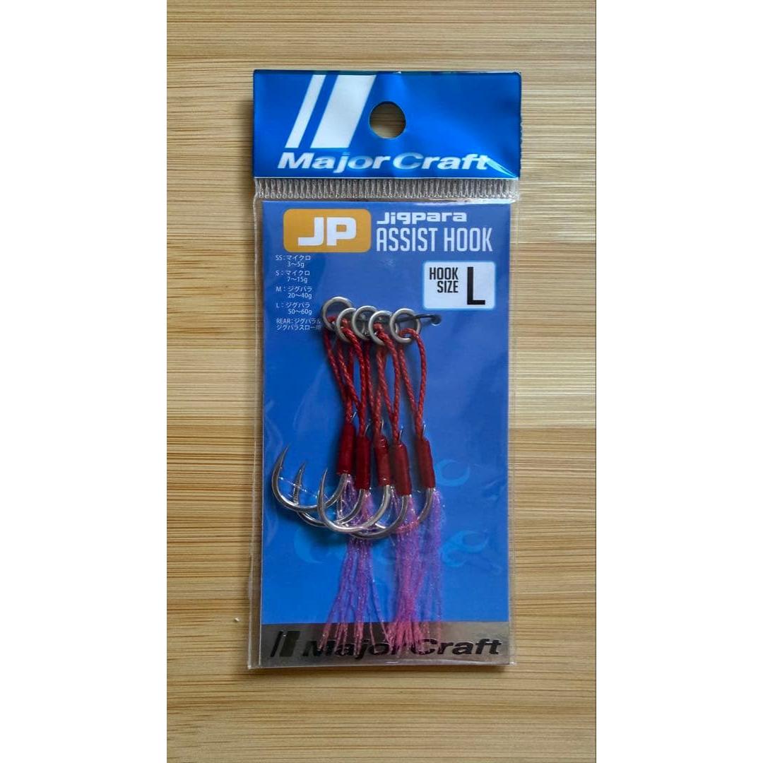 Used Major Craft Jig Para Assist Hook L 5 pieces