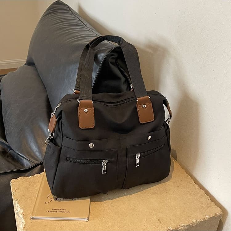 Women's Large Capacity Multi-Pocket Handbag Shoulder Bag